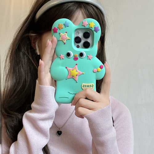 Cute Stars Baby Designer Silicon Case for iPhone