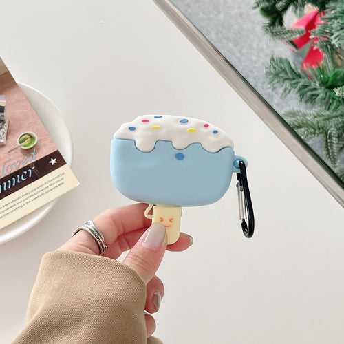 Cute Ice Cream Designer Silicon Airpod Case