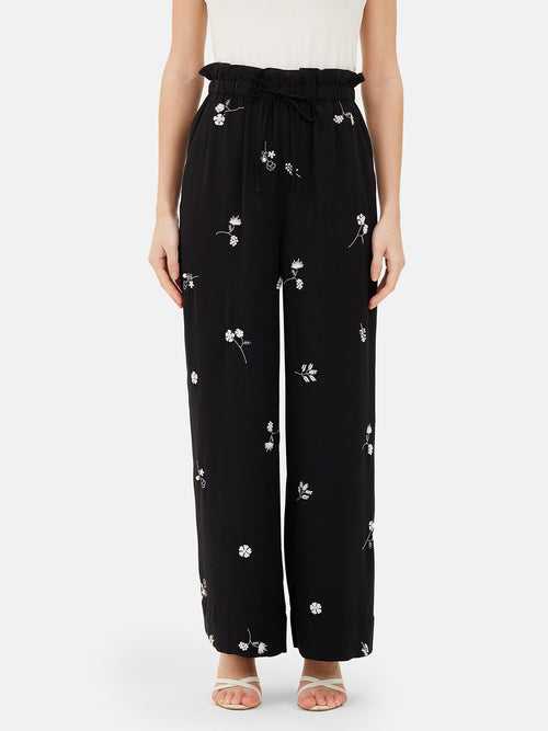 Devon Embroidered Pull On Trousers