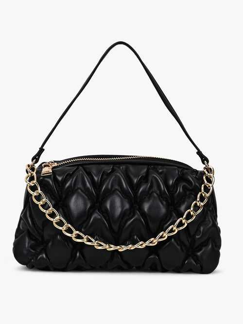 Solid Puffy Sling Bag
