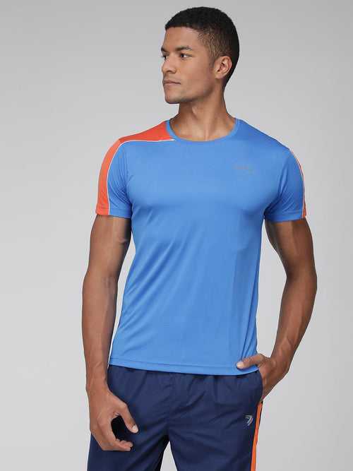 Sporto Men's Athletic Jersey Quick Dry T-Shirt - Royal Blue