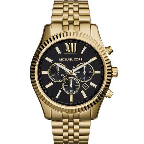 Michael Kors Oversized Lexington Black Dial Men 45mm