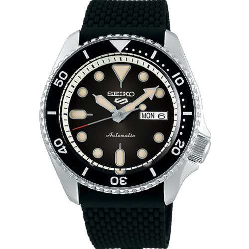 Seiko 5 Sports Black Dial Men 42.5mm