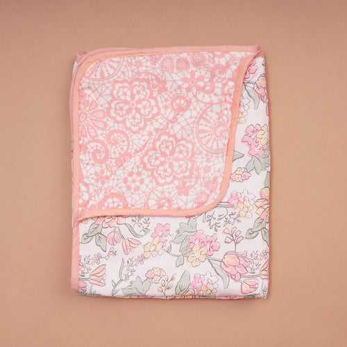 Bamboo Muslin Blanket - Bloom