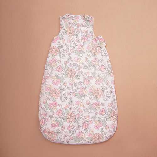 Bamboo Muslin Sleeping Bag - Flora