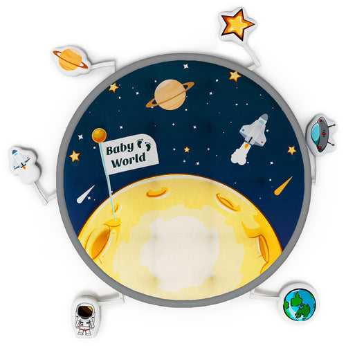 Organic Baby Play Mat - Moon