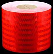 96mm Normal reflective tape Red color- 45 Meter