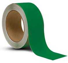 17mm PVC tape fine quality Green color-15 Meter