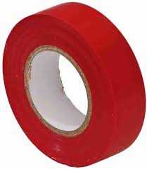 17mm PVC tape Indian normal Red color (6 Meter)