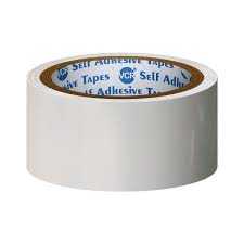 48mm PVC tape fine quality White color-25 Meter