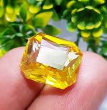 pukhraj stone Natural AAAA+ SuperFine Quality Yellow Saaphire Pukhraj