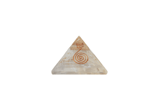 Clear Quartz Orgone Pyramid