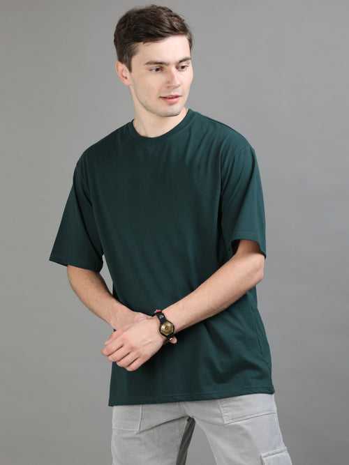 Bottle Green Oversize T-Shirt