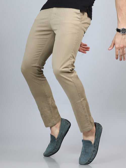 Fringe Light Khaki Solid Chinos