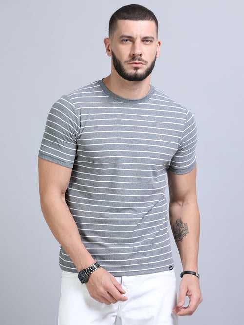 Grey Strips T-Shirt