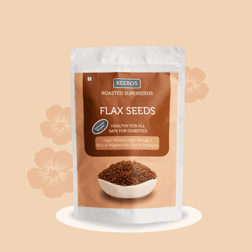 Keeros Roasted Premium Flax Seeds