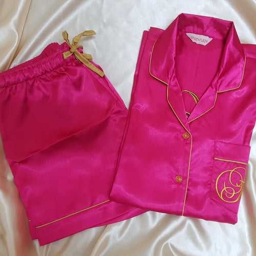 Hot Pink Satin