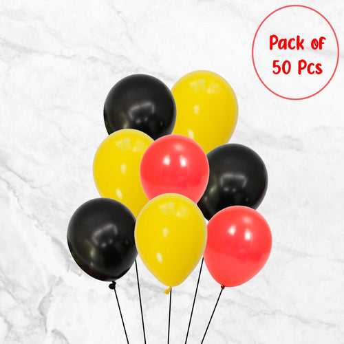 Mickey Multicolor 50 Pcs Balloons