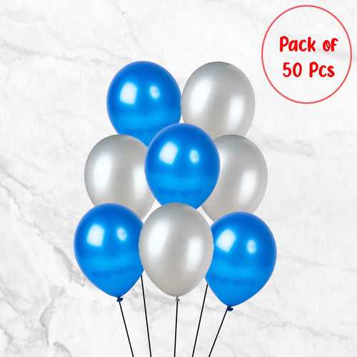 Prince Multicolor 50 Pcs Balloons