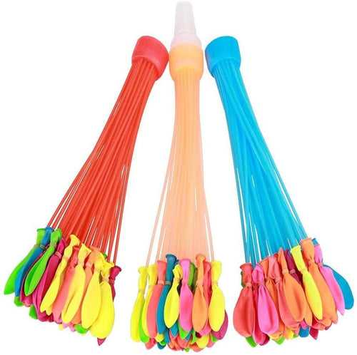 Fill and Tie Magic Water Balloons for Holi - Pack of 3 - 100 Pcs -Water Balloons
