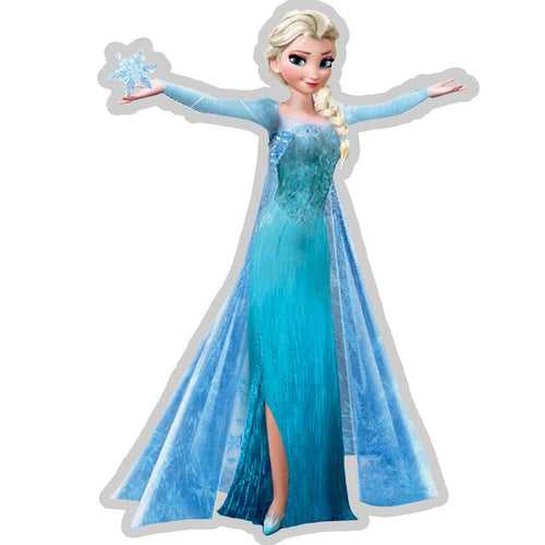 Frozen Elsa Cutout - Kids Happy Birthday