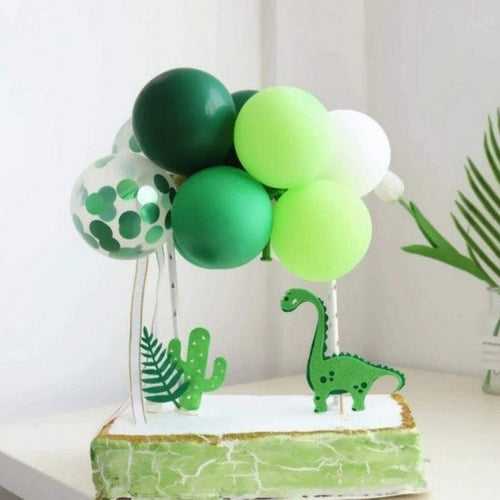 Cake Topper Green Balloon