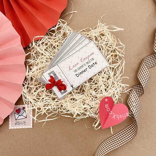 Love Coupon - Valentine Gift/Valentine Day Gift for Girlfriend/boy Friend/Valentines Day Gift