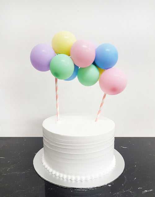 Cake Topper Multi Pastel Balloon
