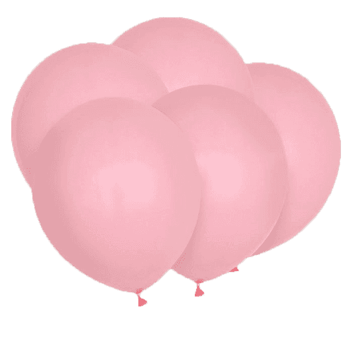 Pink pastel balloons - pack of 50 Pcs