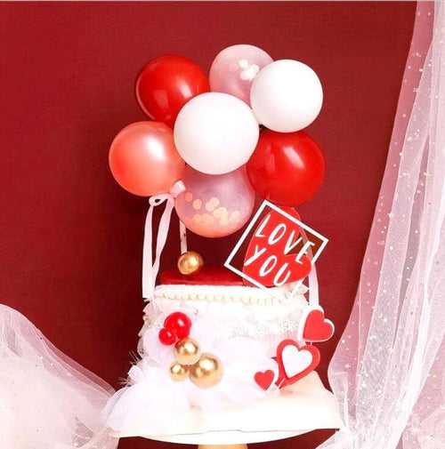 Cake Topper Red Balloon