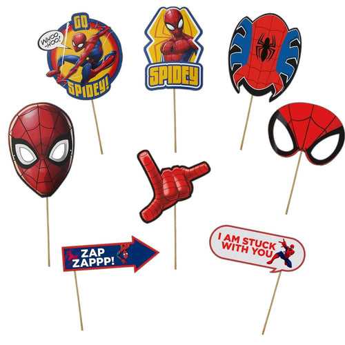 Spiderman Photo Booth Party Props
