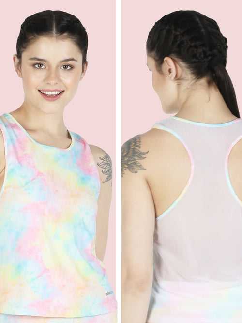 Printed Mesh Vest – Multicolour