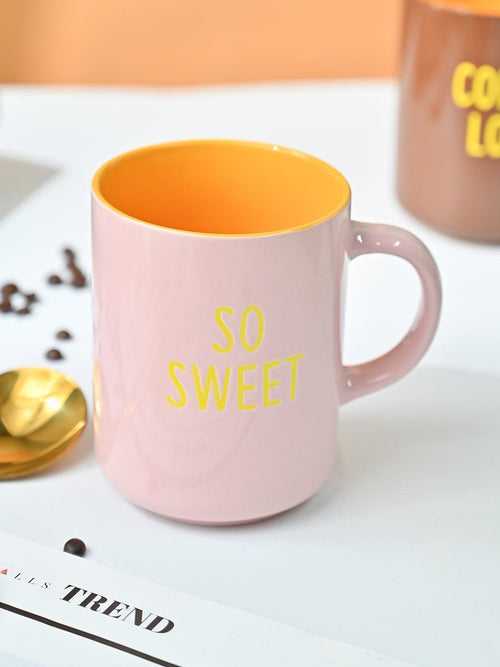 VON CASA Pink Mug (So Sweet) - 420Ml