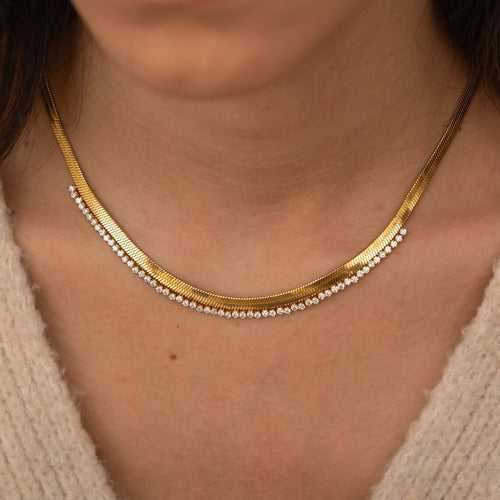 18KT Gold Plated Olivia Necklace