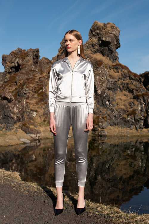 Silver Track Suit