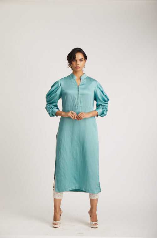 Amazonite Cowl Sleeve Kurta