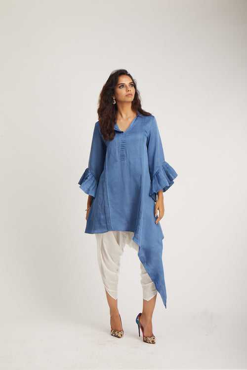 Diva signature knife pleat kurta