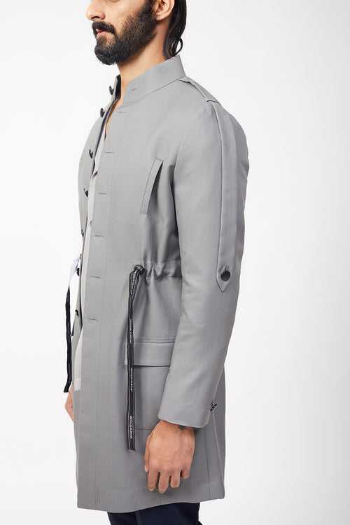 YG IL Short Trench (Grey)