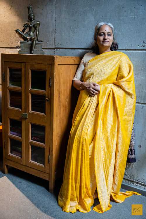 KAMAKSHI Banarasi Georgette Saree