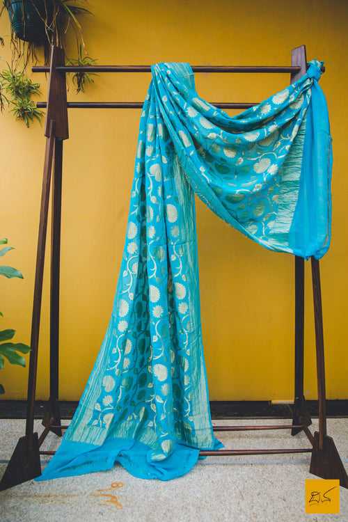 Firozi Banarasi Georgette Dupatta