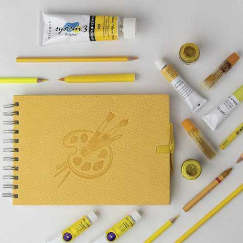 Abaca Sketch Book A3 Yellow