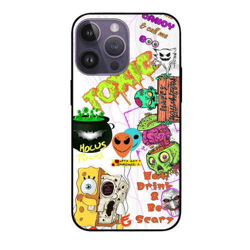 Toxic Halloween iPhone Glass Case