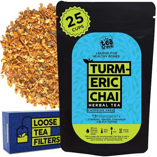 Organic Turmeric Chai  (50 g, 25 Cups)