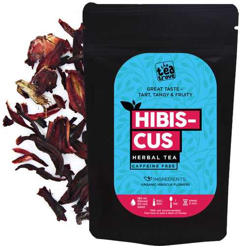 Organic Hibiscus Petals Tea (100 g, 50 Cups)