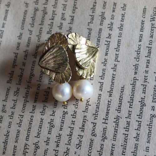 #38 - Spherical Pearl Earrings