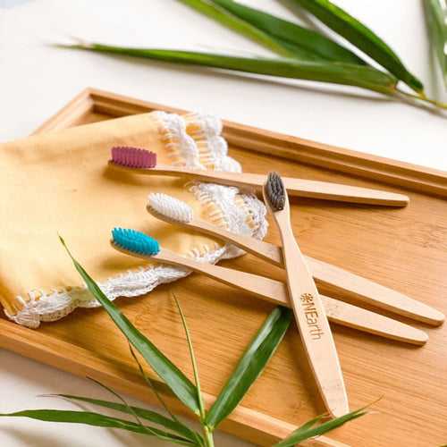 Bamboo Toothbrush - Pack of 4