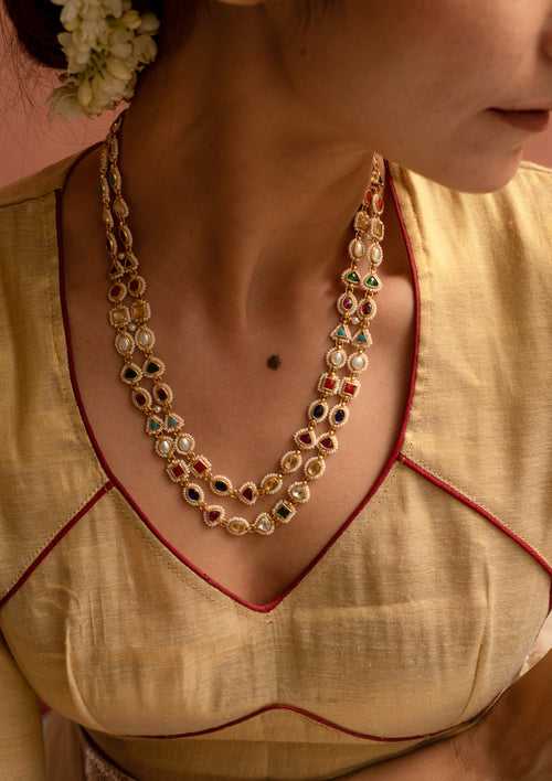 Rangoon Navratna Necklace