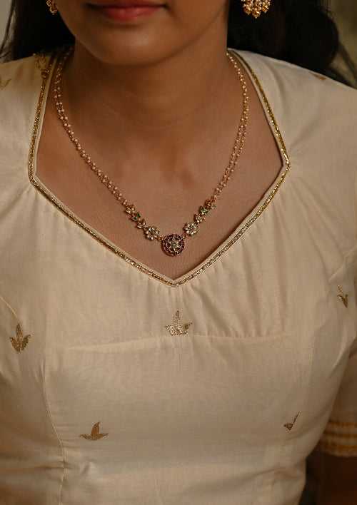 Multicolored Sitara Necklace (Adjustable)