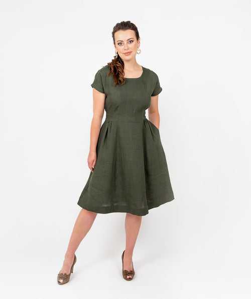 Resolute Linen Dress