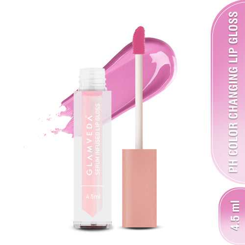 Glamveda High Shine Serum Infused PH Colour Changing Lip Gloss (Hookup - 109) 4.5ml